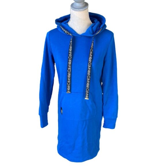 Calvin Klein Shirt Dress with Hood - Size Small - Picture 1 of 4
